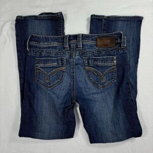 Mavi Kay Bootcut Jeans Womens 30x27 Low Rise Medium‎ Wash Blue Denim